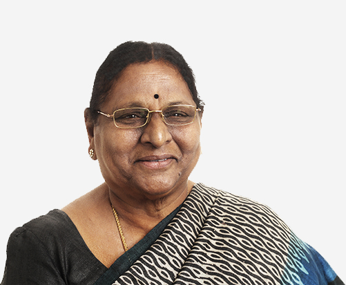 Mrs. Anusuya, visionary founder of Naveen Rehab Center in Coimbatore, actively involved in its development and operations, ensuring the great success rate at the best de-addiction center in Tamil Nadu.